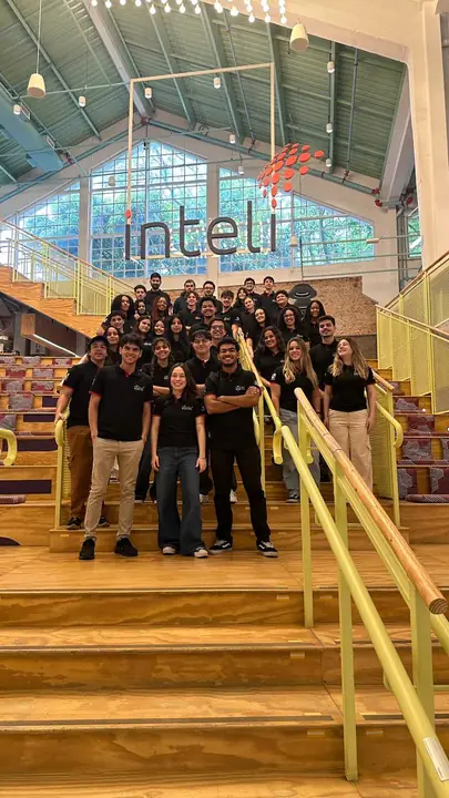 Imagem do time da empresa em 2025 no Inteli