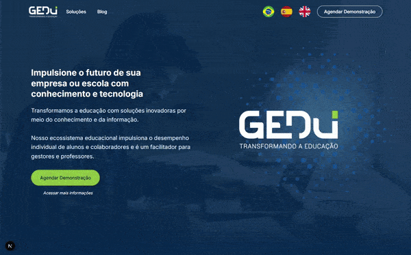 Landing Page Gedui